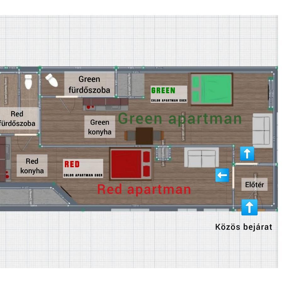Color Apartmanok Eger Exterior photo